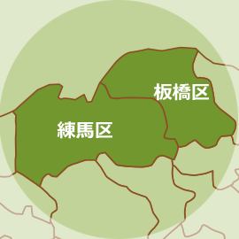 対応エリア図