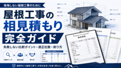 屋根工事の相見積もり完全ガイド｜失敗しない比較ポイント・適正社数・断り方まで解説