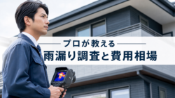 【プロ直伝】雨漏り調査方法4選と費用相場！自分でできるセルフチェックと業者選びのコツ