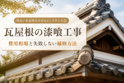 瓦屋根の漆喰工事とは？費用相場・劣化のサインと失敗しない補修方法を解説